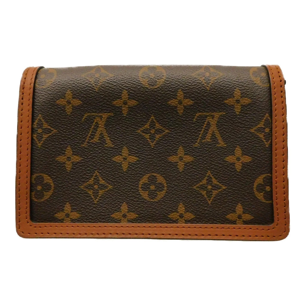 Louis Vuitton Shoulder Bag Portefeuille Monogram Brown Dauphine